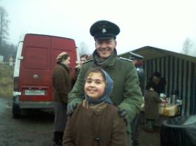 Sie traute sich sogar für ihren Opa ein Foto mit mir machen zu lassen. | FOTO: Opa