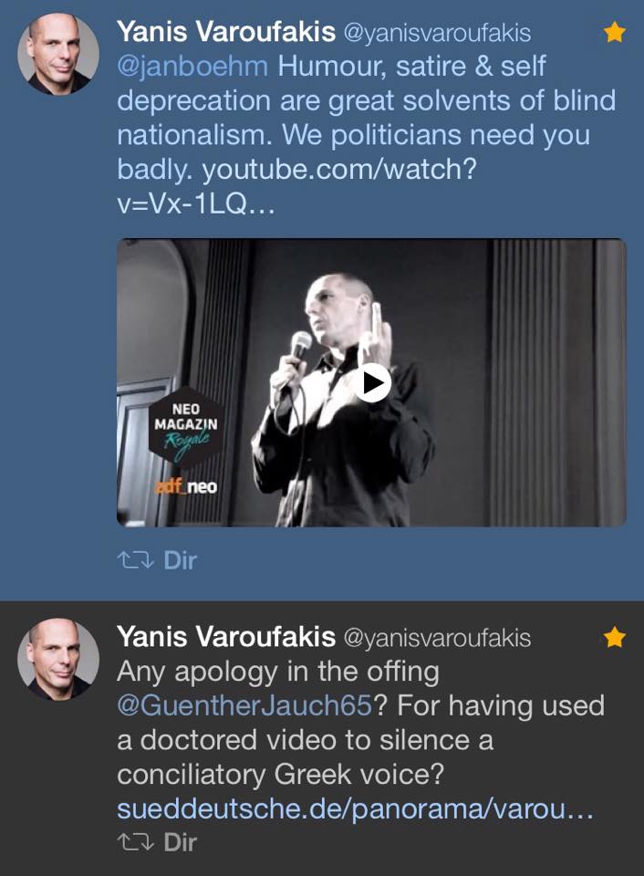 varoufakis twitter